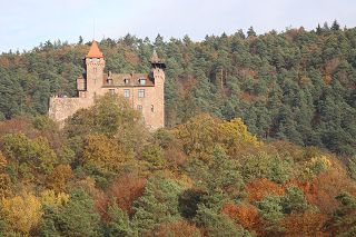 Pfälzer Wald mit Burg Berwartstein